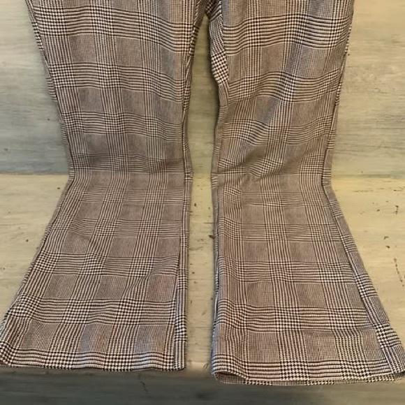 Torrid Black White Glen Plaid Luxe Ponte Trouser Pants 22T Like New - Picture 5 of 9